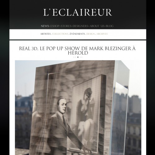 REAL 3D by Mark Blezinger à L’ÉCLAIREUR